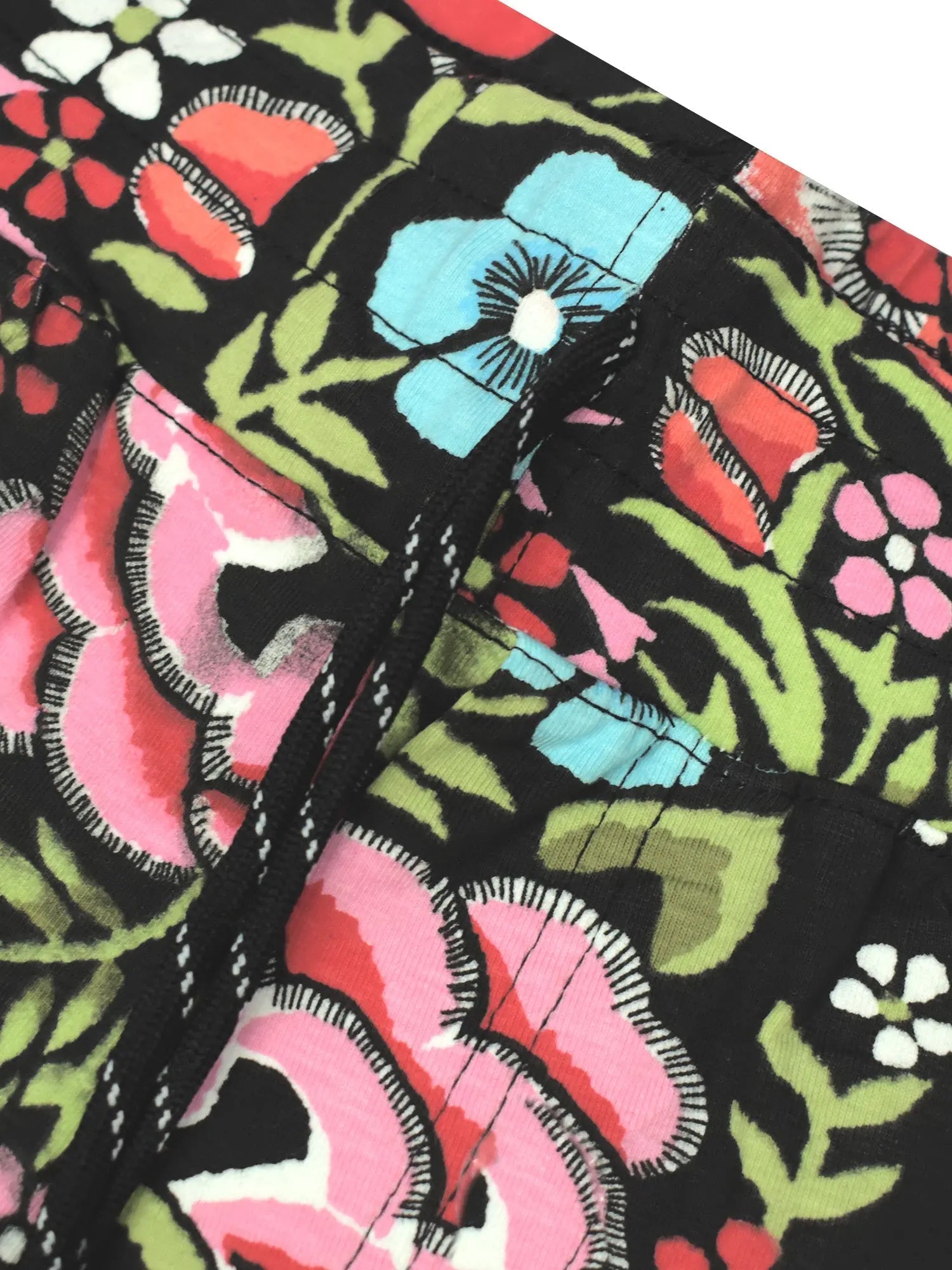 Next Summer Signle Jersey Short For Men-Black with Allover Floral Print-SP8294