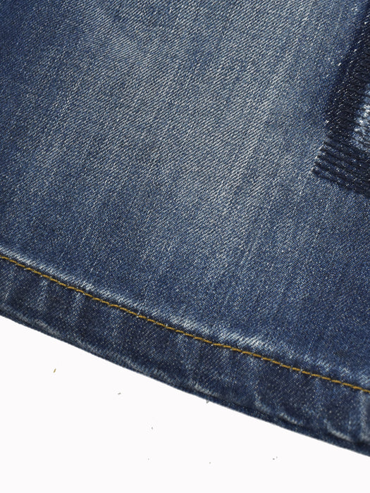 Mexx Jeans Denim Short For Ladies-Dark Navy Faded-F246
