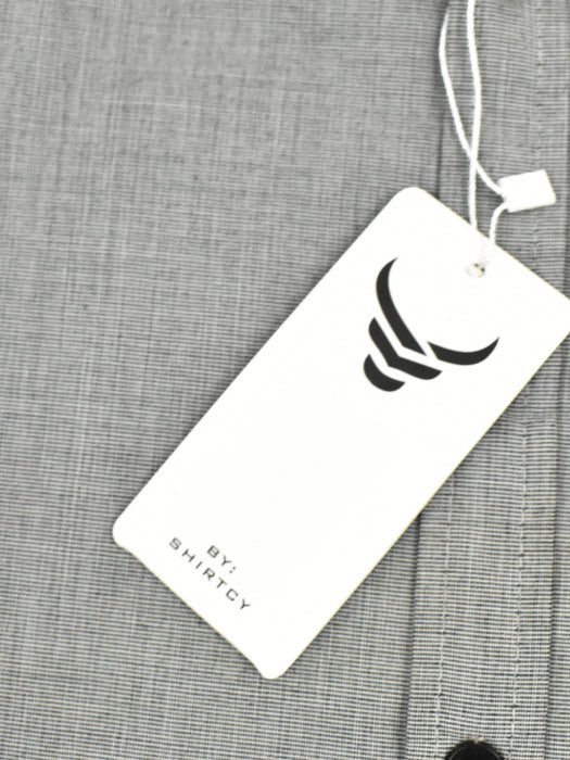 Oxen Nexoluce Premium Slim Fit Casual Shirt For Men-Grey With texture-SP4845