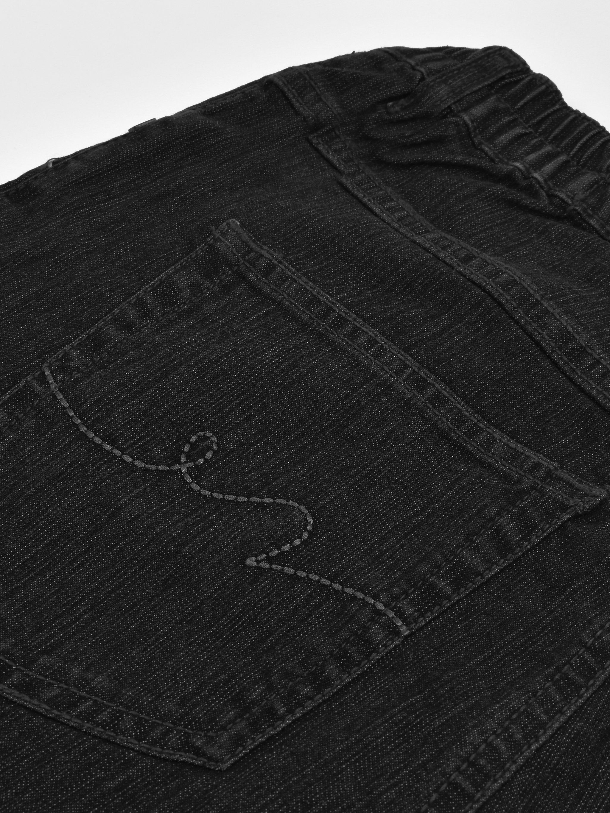 Santiago Men Denim-Black Melange