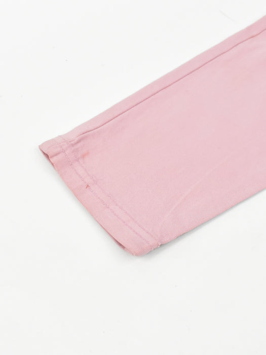 Springfield Slim Fit Stretch Capri For Ladies-Baby Pink-F174