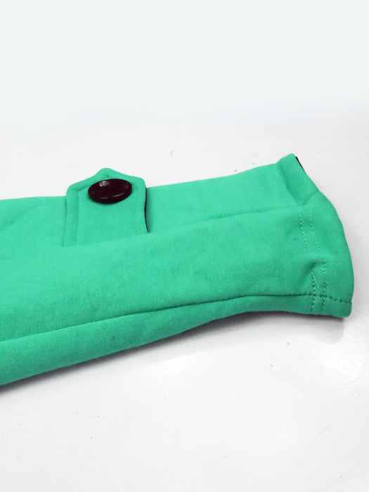 McKenzie Stylish Long Trench Coat For Ladies-Light Green-RT1053