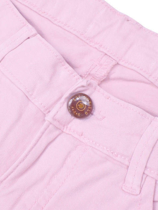 Spring Field Slim Fit Cotton Denim For Ladies-Light Pink-CSD12