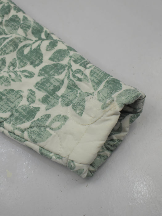 Mango Quilted Zipper Mock Neck Jacket For Kids-Allover Print-RT996