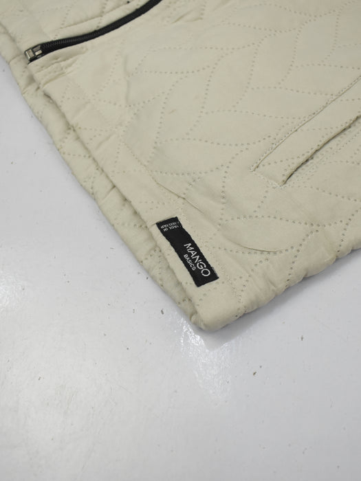 Mango Quilted Zipper Mock Neck Jacket For Kids-Light Skin-RT994