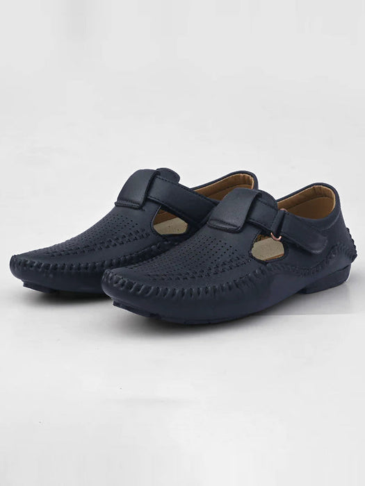 Black Camel Men's Patras Driven Sandals-Blue-RT683