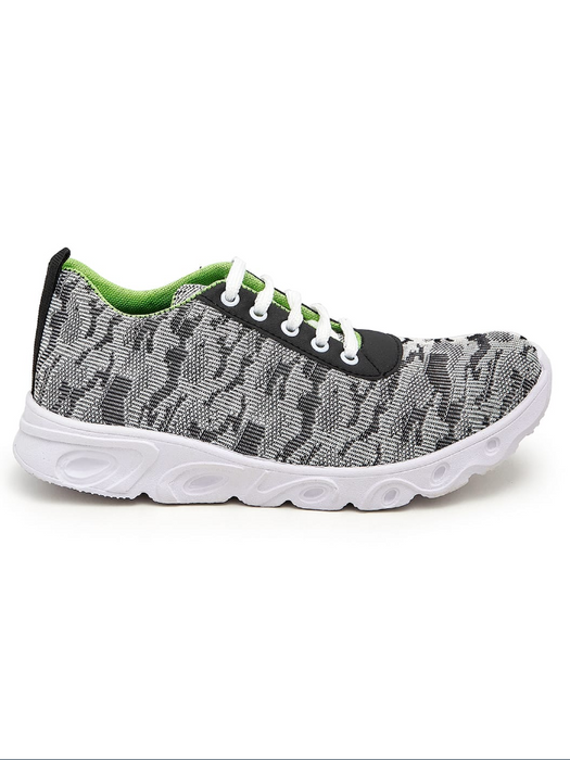 Classic Jogger Shoes with Padded insole For Men-Grey Camouflage-SP5517