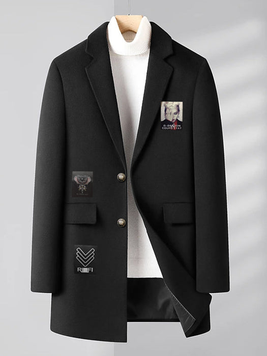 Concept New Elegant Gentleman Casual Coat For Men-Black-RT2182