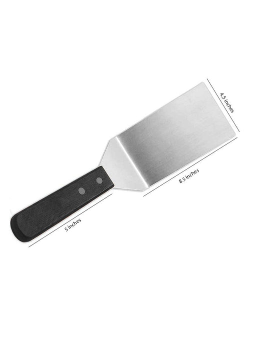 Stainless Steel Wooden Handle Spatula-BE14704
