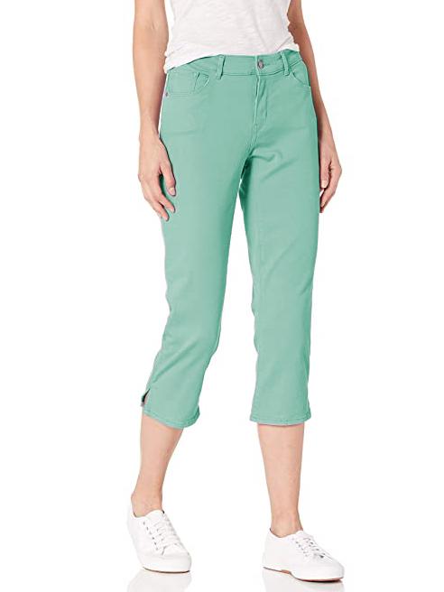 Springfield Slim Fit Stretch Capri For Ladies-Light Robin-F178