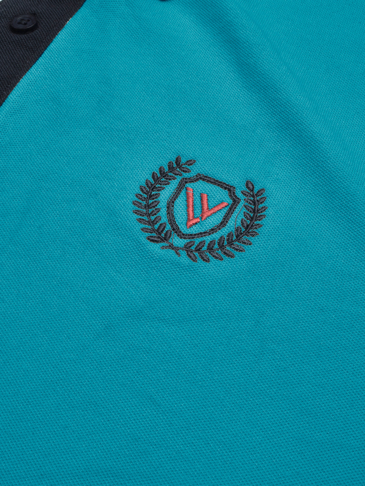 Summer Polo Shirt For Men-Blue & Dark Navy-RT2371