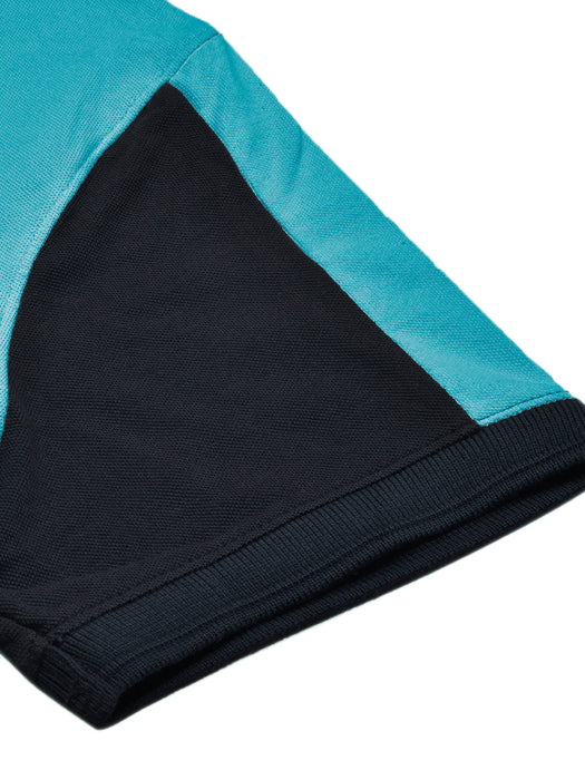 LV Summer Polo Shirt For Men-Blue & Dark Navy-RT2371