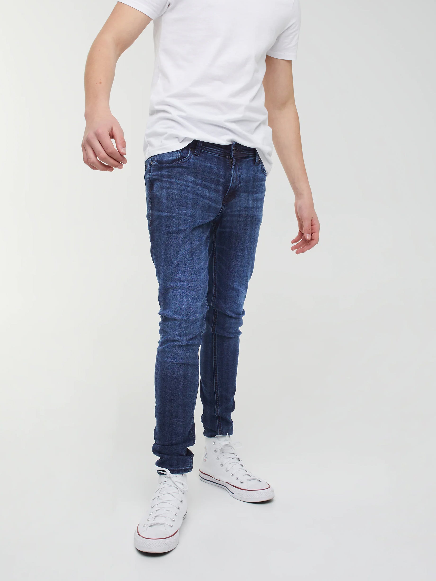 Bohuman Curle Jeans For Men-Blue-CSD191 - Brandsroots