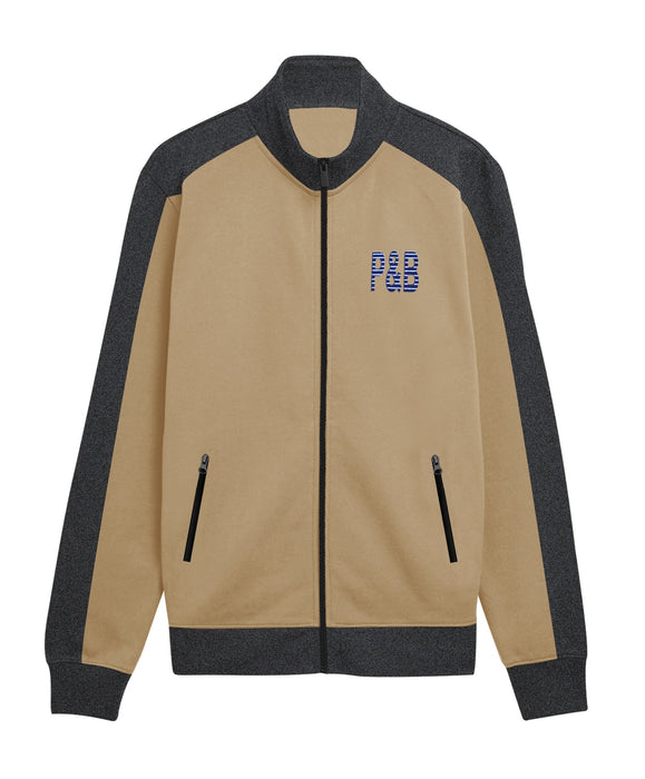 P&B Zipper Mock Neck Jacket For Men-NA14169