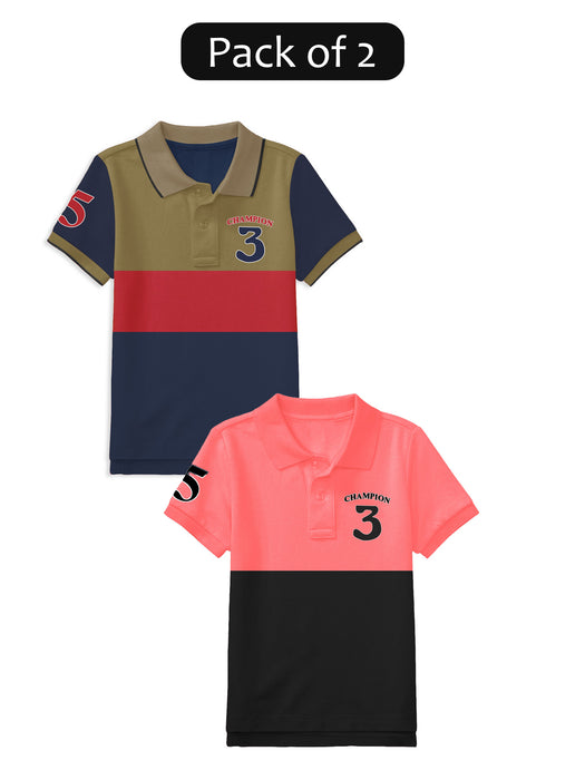 Pack Of 2 Kids Polo