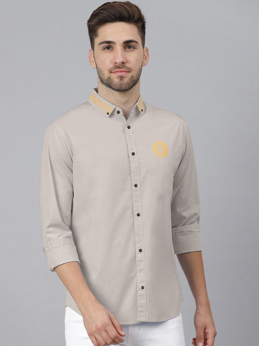Versace Premium Slim Fit Casual Shirt For Men-Skin-BE15652