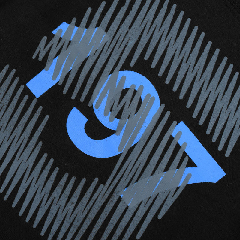 Baby Club Terry Fleece Sweatshirt For Kids-Black with Print-BE12805