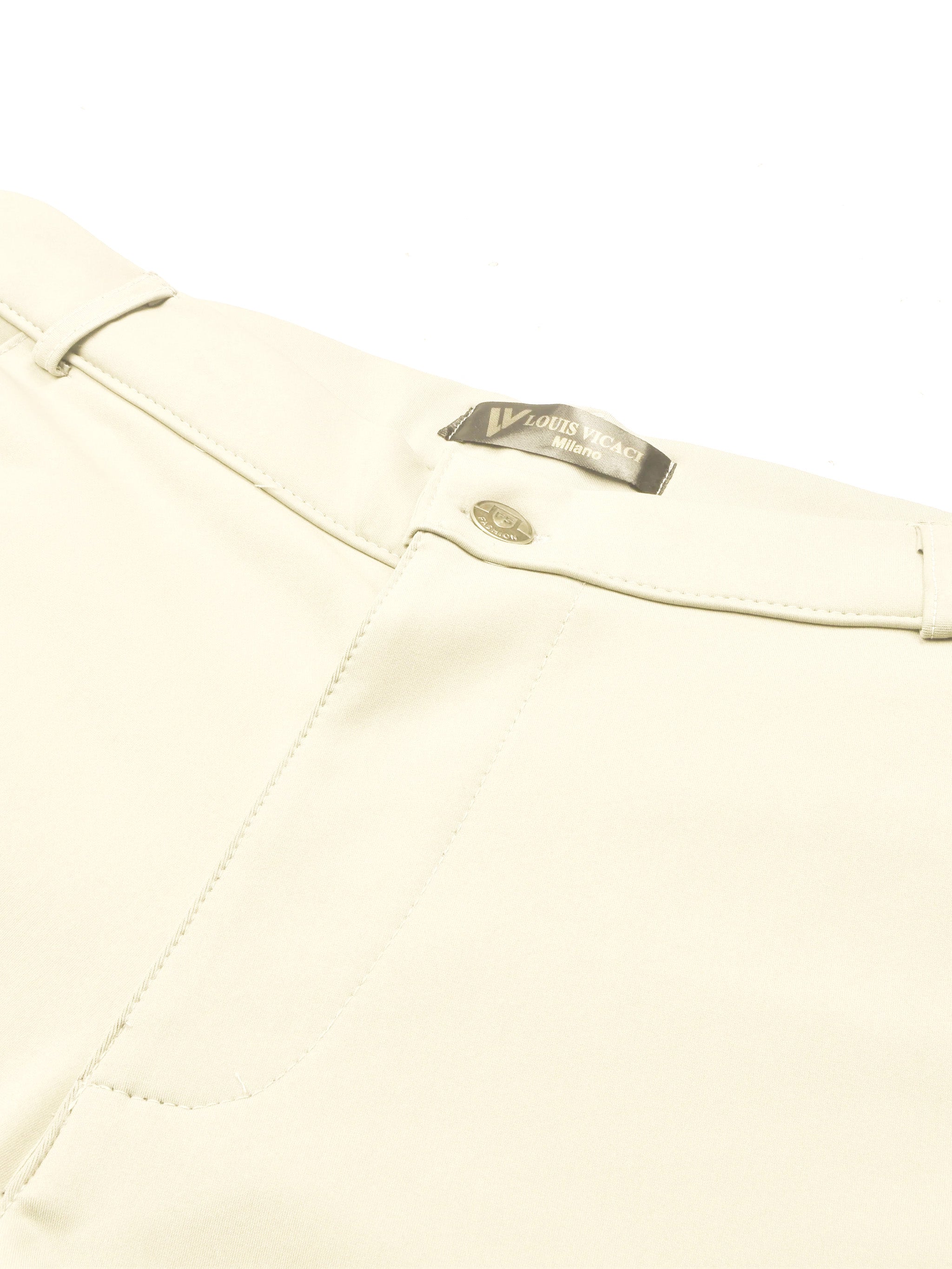 Louis Vicaci Super Stretchy Slim Fit Interlock Pent For Men-Skin-BR411