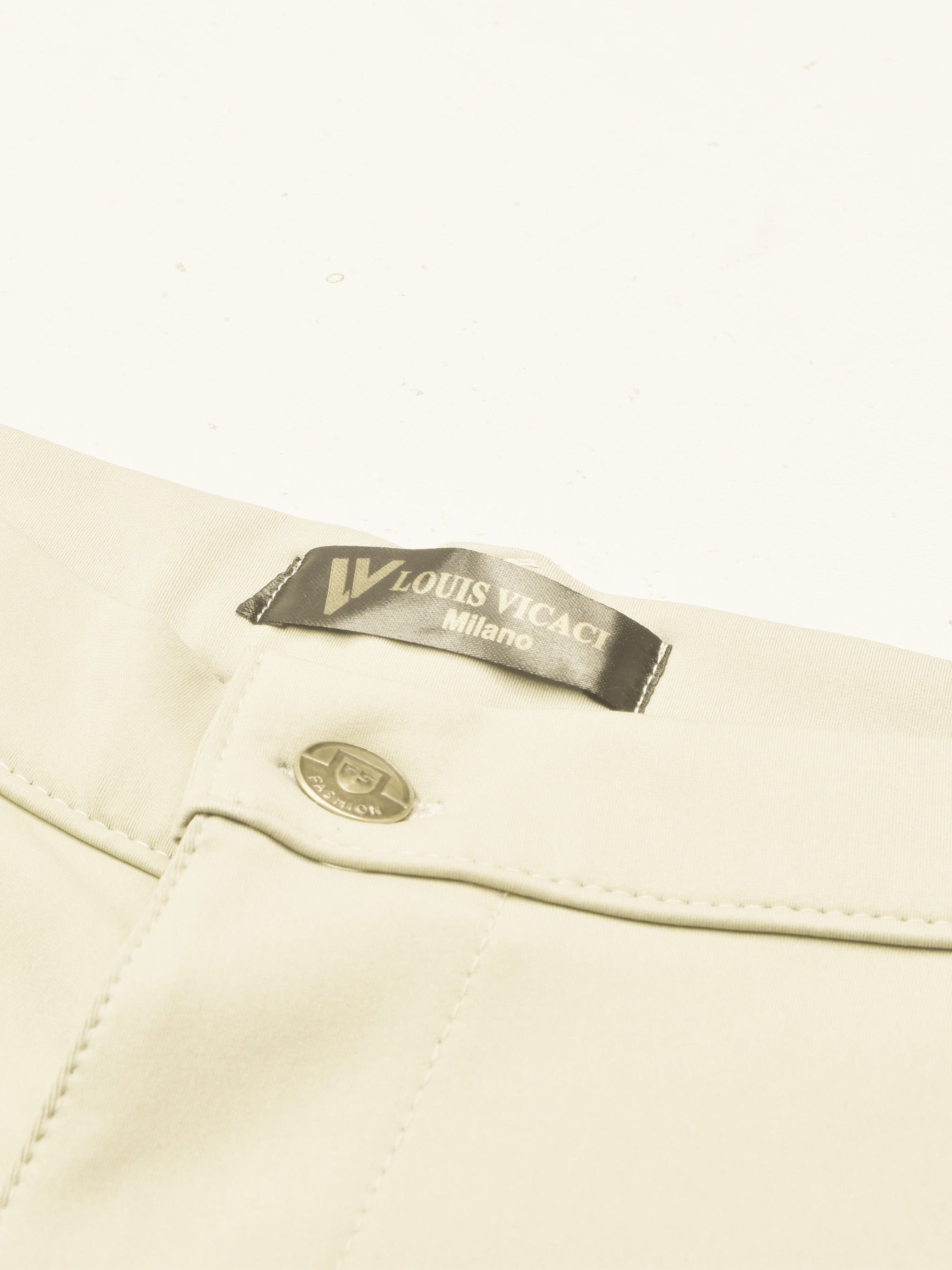 Louis Vicaci Super Stretchy Slim Fit Interlock Pent For Men-Skin-BR411