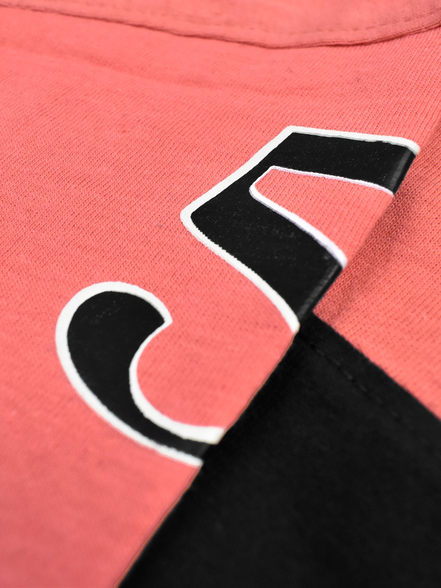 Champion Single Jersey Polo Shirt For Kids-Coral Pink & Black Panels-RT2406