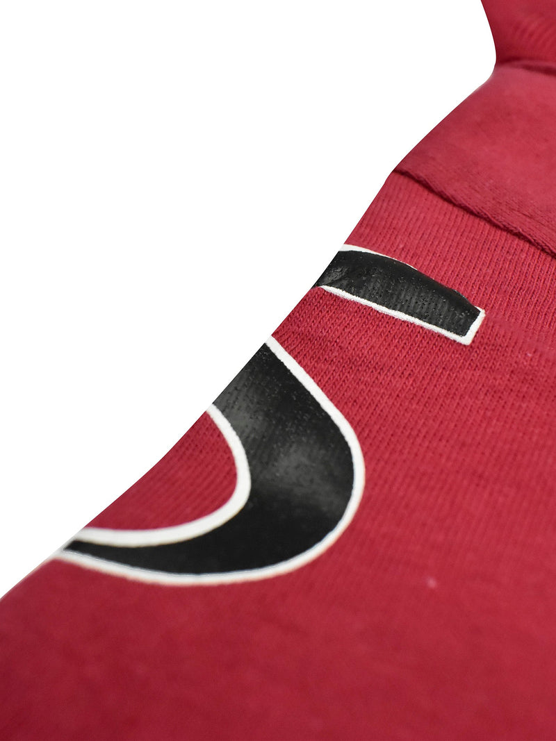 Champion Single Jersey Polo Shirt For Kids-Dark Red with Black Panels-BE14416