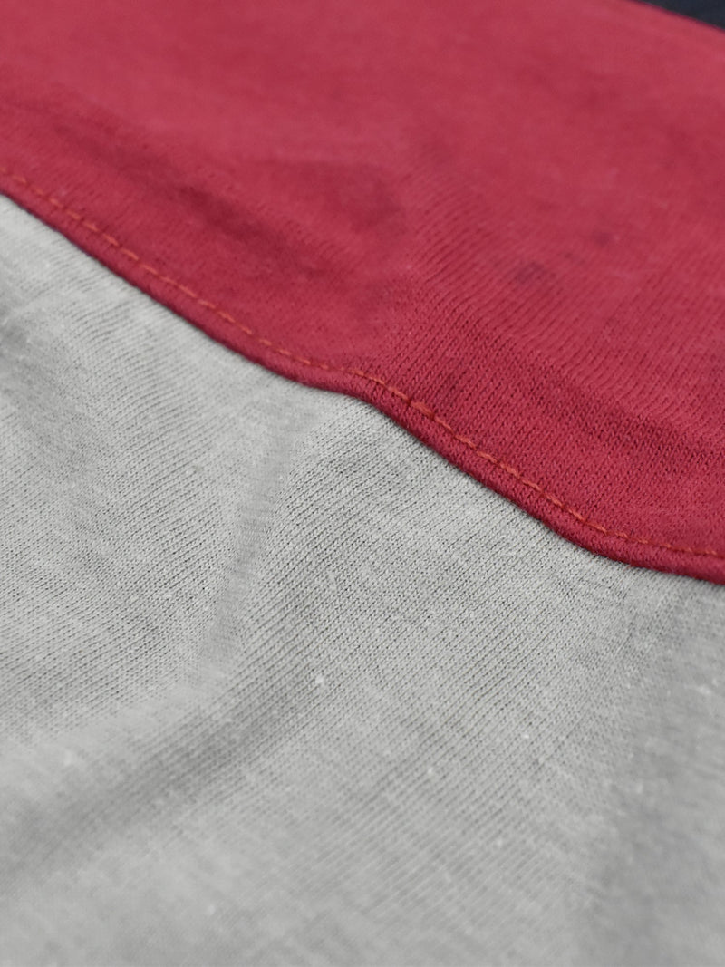 Champion Single Jersey Polo Shirt For Kids-Slate Grey & Red with Navy Panels-BE14412