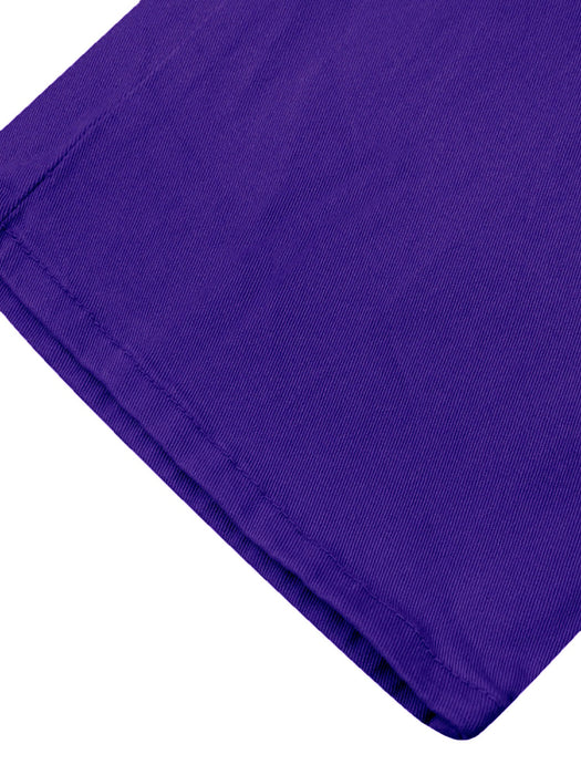Authentic Slouchy Fit Cotton Denim For Ladies-Purple-CSD13