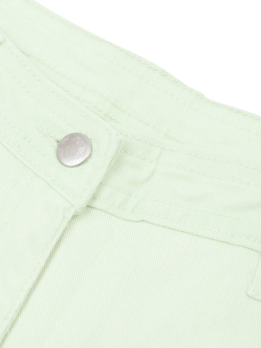 Authentic Slouchy Fit Cotton Denim For Ladies-Light Grapes-BR135