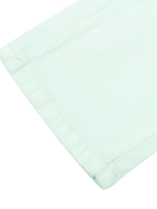 Charlis Togle Slim Fit Cotton Denim For Ladies-Light Green-CSD22