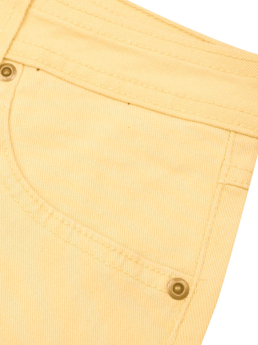 Authentic Regular Fit Denim For Ladies-Light Yellow-BR144