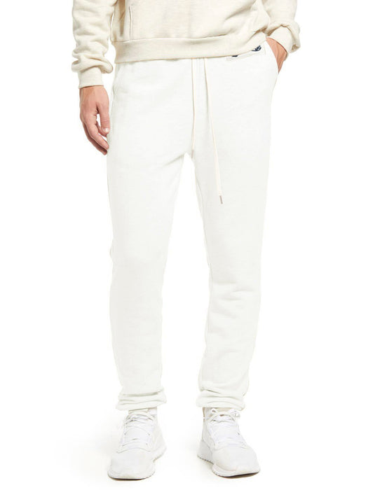 Drift King Regular Fit Fleece Trouser For Men-White-AN3252