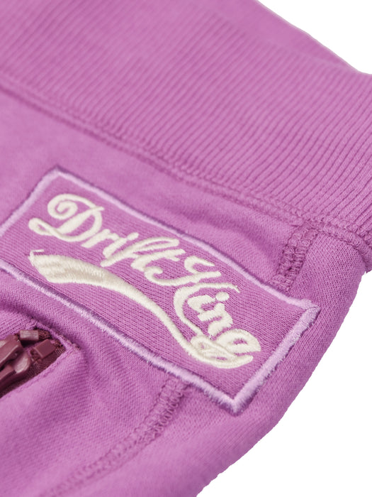 Drift King Slim Fit Zipper Fleece Jogger Trouser For Men-Pink-AN3249