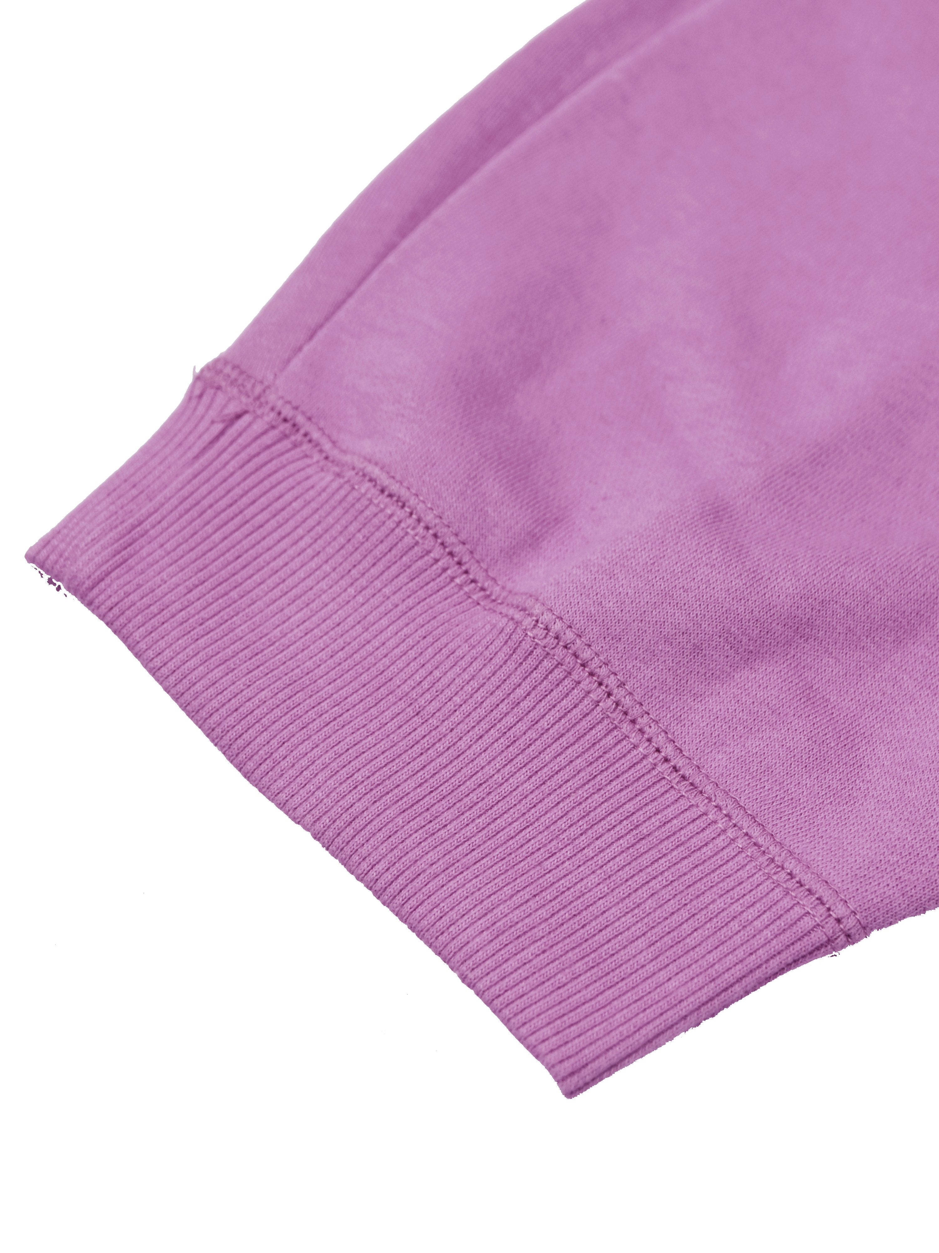 Drift King Slim Fit Zipper Fleece Jogger Trouser For Men-Pink-AN3249