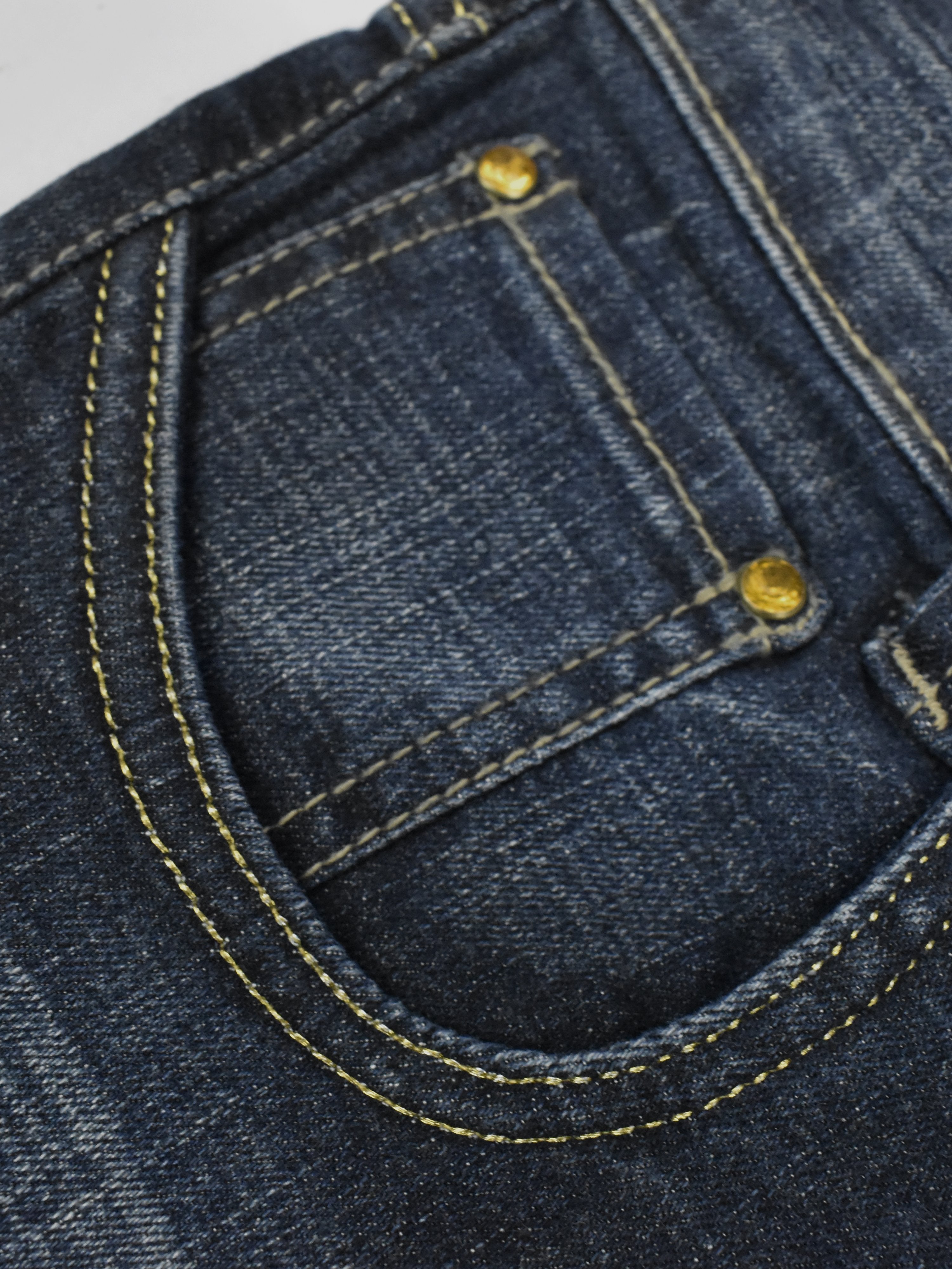 G.Unit Denim Short For Ladies-Dark Navy Faded-F237