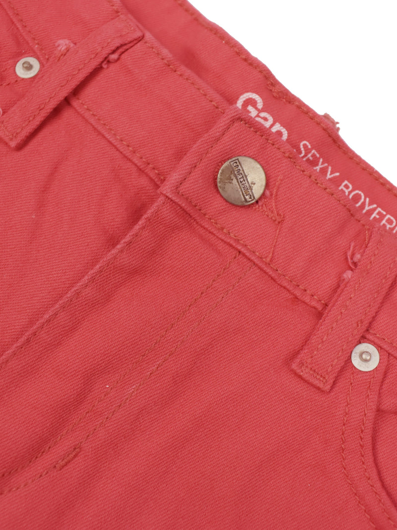 Gap Denim Short For Ladies-Corel Red-CSD58