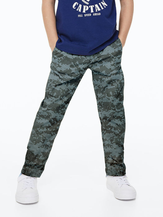 Lefties Twill Jogger Pent For Kids-Camouflage-RT1809