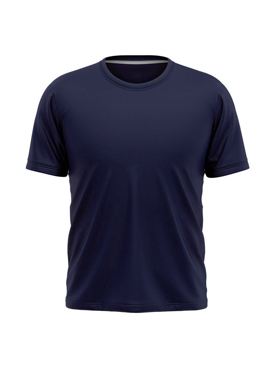 Next Single Jersey Crew Neck Tee Shirt For Men-Dark Blue-BE16798