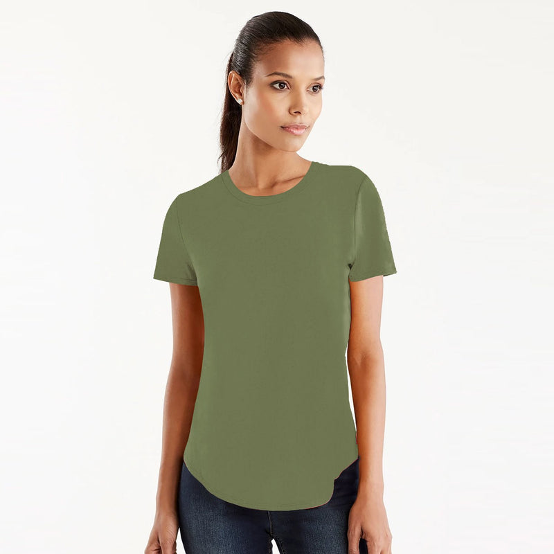 Popular Sports Viscose Crew Bottom Top For Women-BE9708