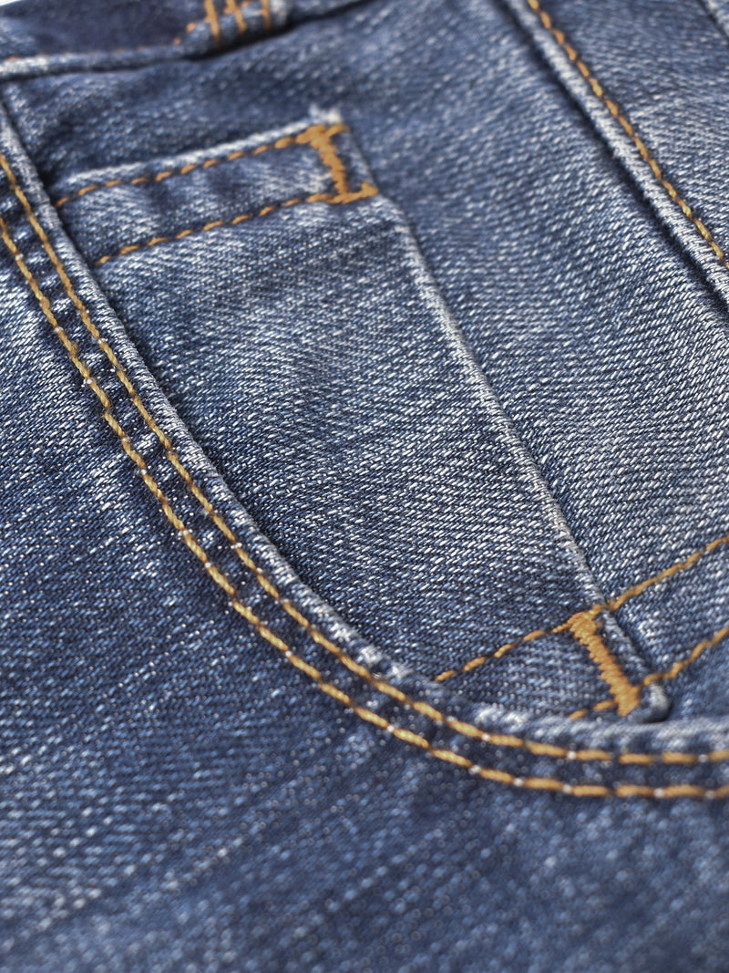 Levi's Jeans Mid Rise Skirt For Girls-Blue Faded-F192