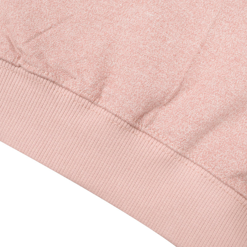 Terry Fleece Sweatshirt For Kids-Light Pink Melange-BE12797