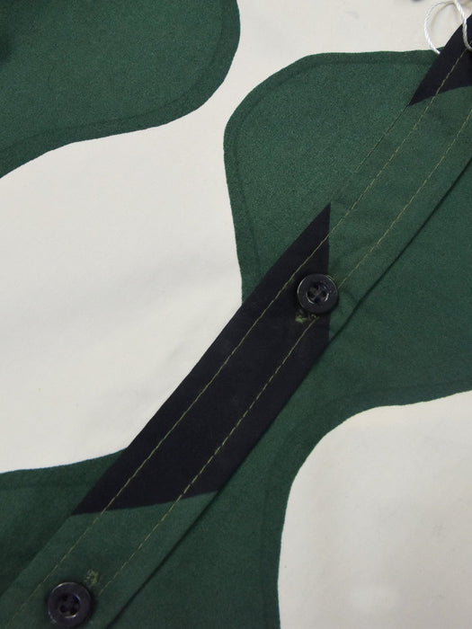 Oxen Nexoluce Premium Slim Fit Casual Shirt For Men-Green Black & White Print-RT835
