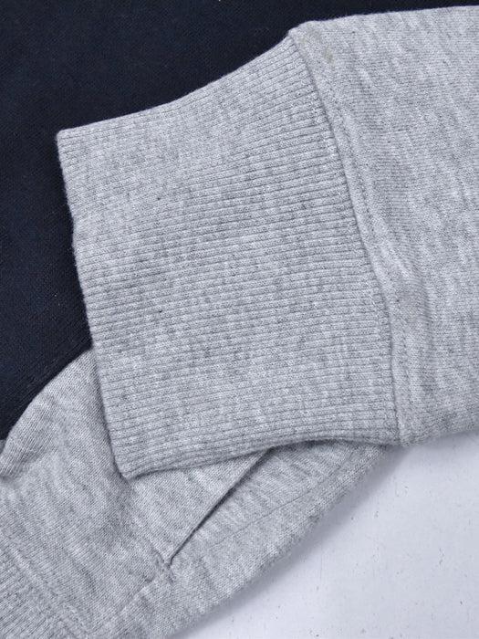 Adidas Fleece Zipper Hoodie For Men-Grey Melange with Panel-BE15611