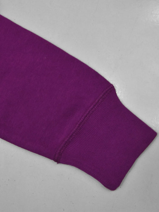 Nyc Polo Fleece Zipper Hoodie For Men-Dark Purple-BE15775