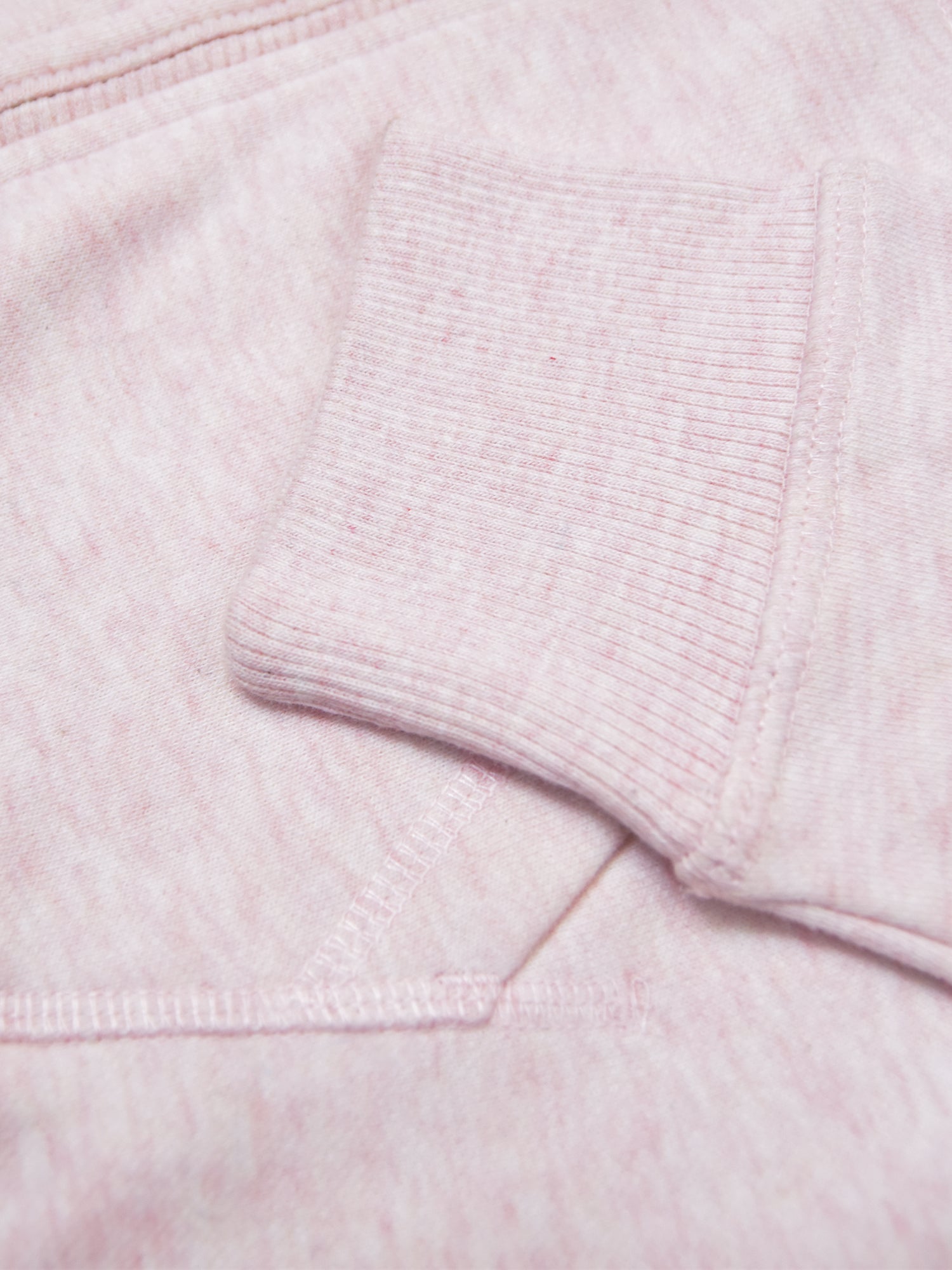 Adidas Terry Fleece Zipper Hoodie For Men-Pink Melange-BE16713