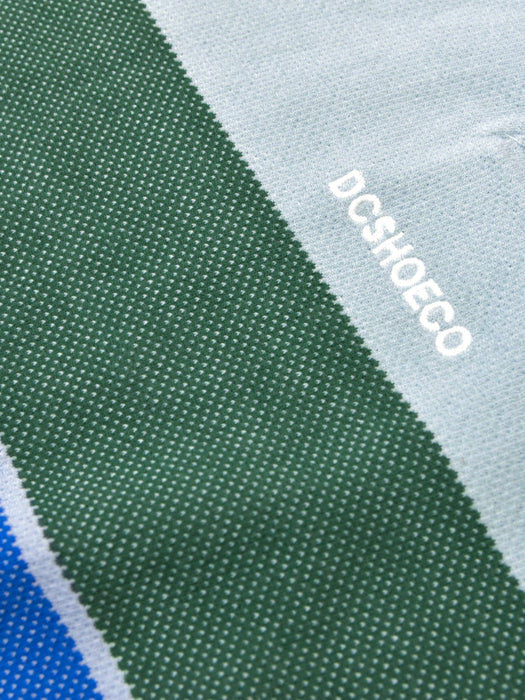 DCSH P.Q Half Sleeve Polo For Men-Navy & Green with Sky-RT2387