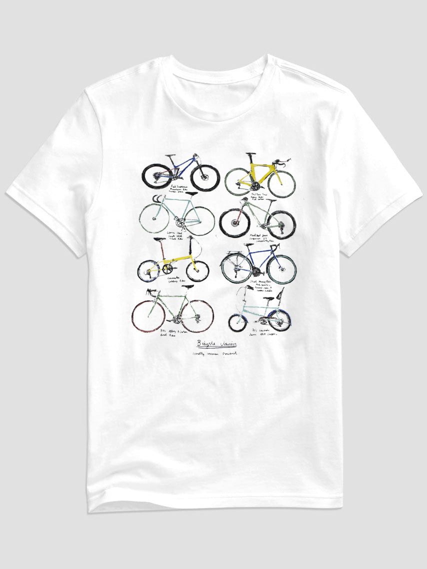 FF Single Jersey Crew Neck Tee Shirt For Men-White with Print-BE16891