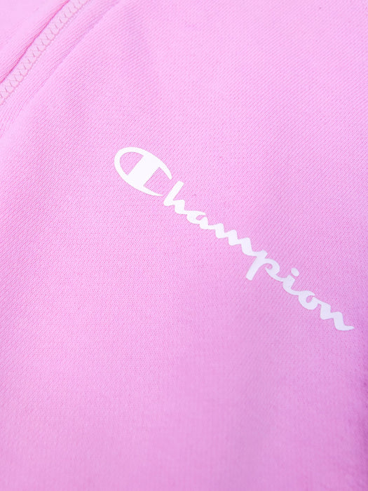 Champions 1/4 Zipper Mock Neck For Ladies-Light Pink-BE2236