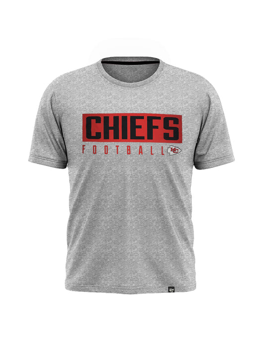47 Single Jersey Crew Neck Tee Shirt For Men-Grey Melange-AN2913