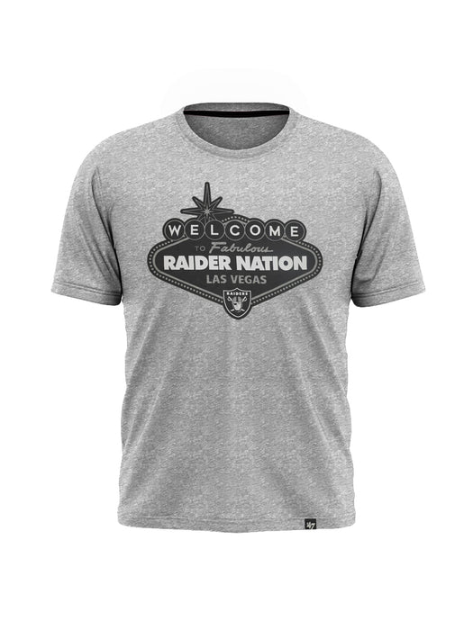 47 Single Jersey Crew Neck Tee Shirt For Men-Grey Melange-AN2913