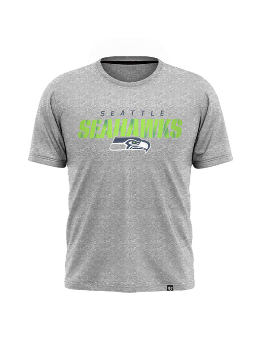 47 Single Jersey Crew Neck Tee Shirt For Men-Grey Melange-AN2913
